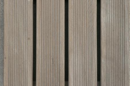 Bison Ipe wood tile left to age naturally